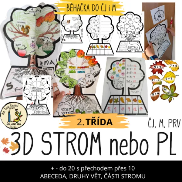 STROMY – 2. TŘÍDA – ČJ, M, PRV