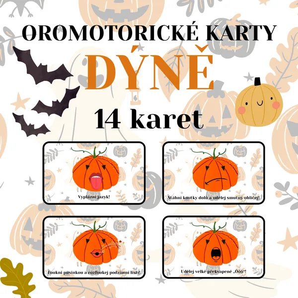 Oromotorické karty - DÝNĚ