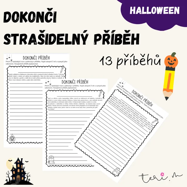 DOKONČI (strašidelný) PŘÍBĚH - HALLOWEEN