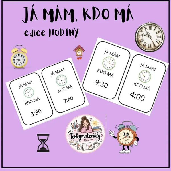 hra ,, Já mám, kdo má?” HODINY