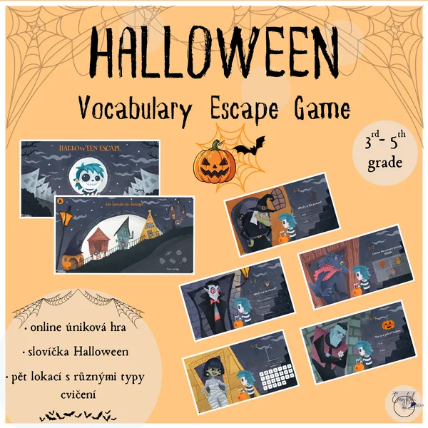 Halloween Vocabulary Escape Game