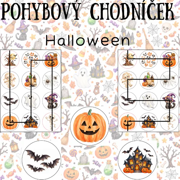 Pohybový chodníček - Halloween