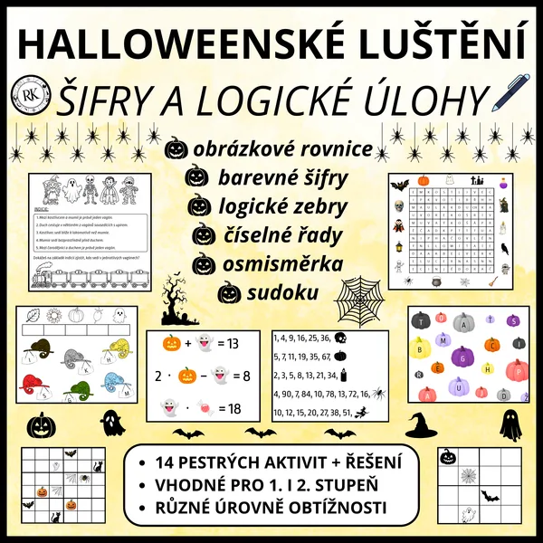 Halloweenské luštění
