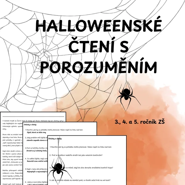 Halloweenské čtení s porozuměním