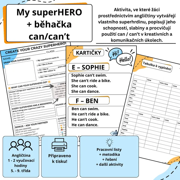 My superHERO + běhačka can/can’t