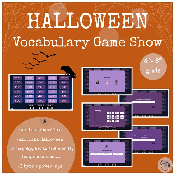 Halloween Vocabulary Game Show