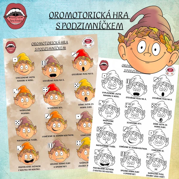 OROMOTORICKÁ HRA S PODZIMNÍČKEM