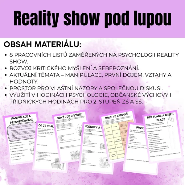 Reality show pod lupou
