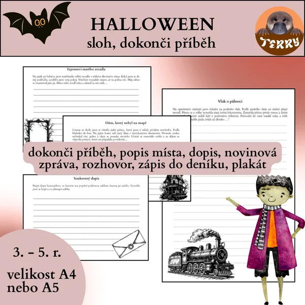 Sloh (dokonči strašidelný příběh a další) - Halloween