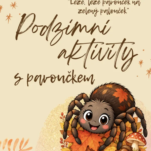 Podzim - aktivity, pavouček