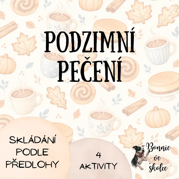 Podzimní pečení - skládání podle předlohy