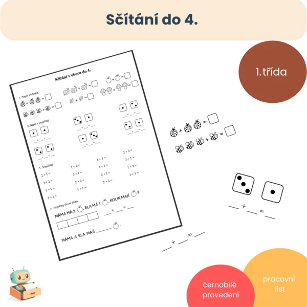 Sčítání do 4.