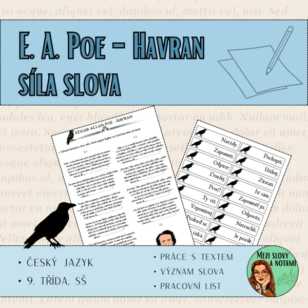 E. A. Poe - Havran - síla slova