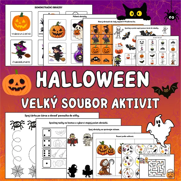 HALLOWEEN - Velký soubor aktivit