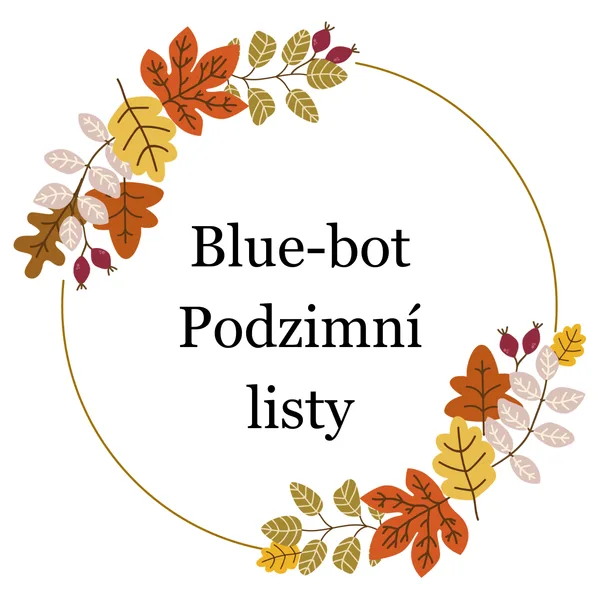 Podzimní listí Blue-bot