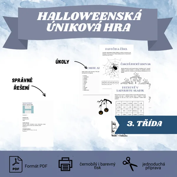 Halloweenská úniková hra