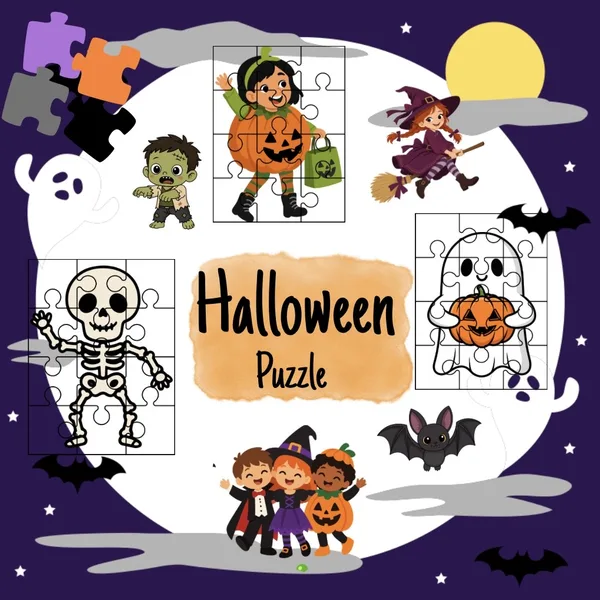 Halloweenské puzzle