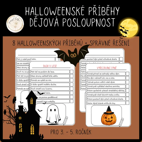 Halloweenské příběhy – dějová posloupnost