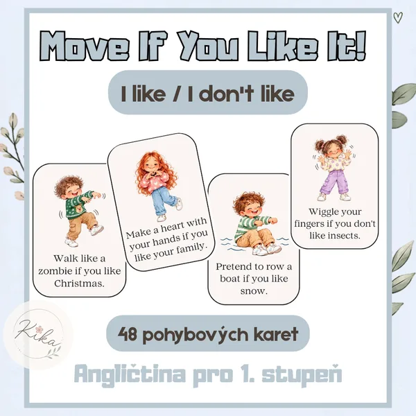 Move If You Like It! – Like / Don't Like | English Warmer