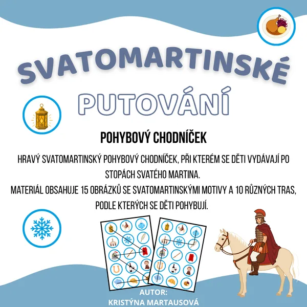 Po stopách svatého Martina - Pohybový chodníček 🐴