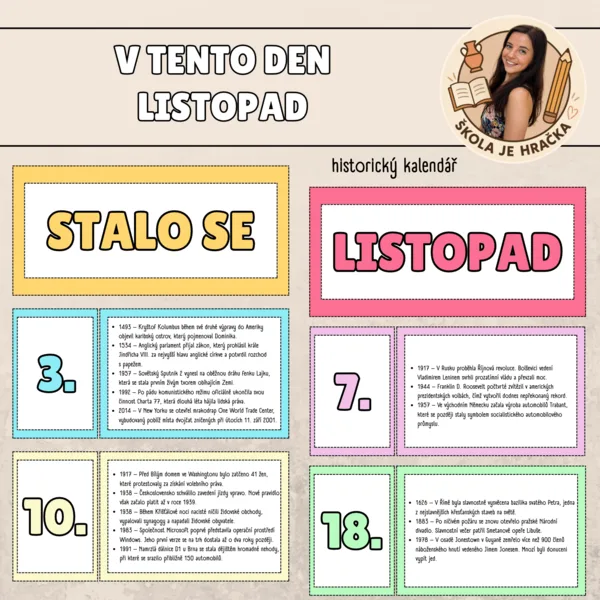 Stalo se v tento den - historický kalendář - listopad