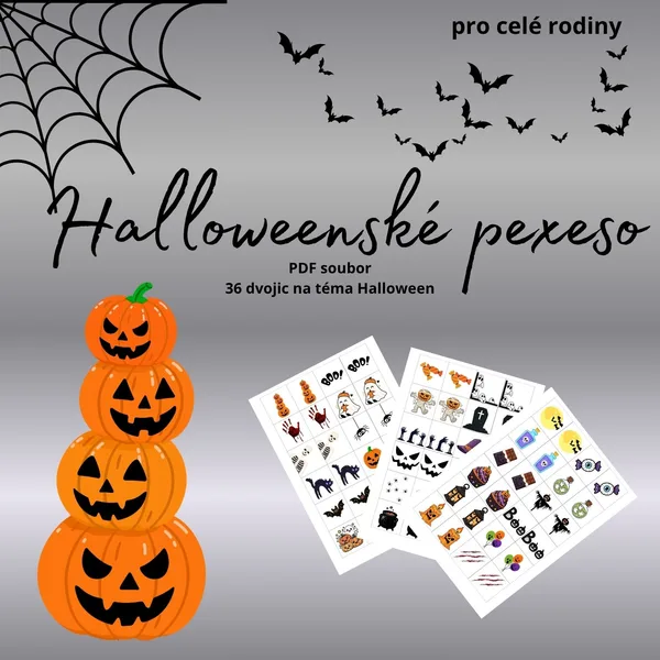 Haloweenské pexeso