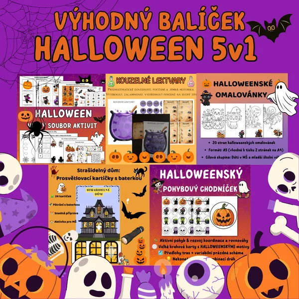 HALLOWEEN 5v1 - Výhodný balíček