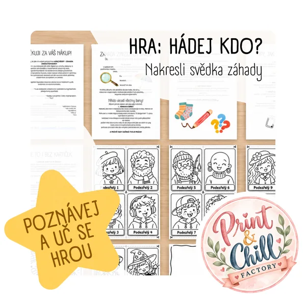 HÁDEJ KDO? – ZÁHADA ZMIZELÝCH BAREV