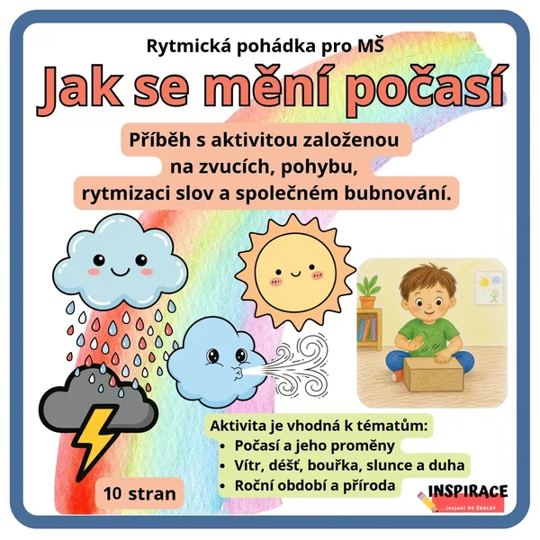 Rytmická pohádka - Jak se mění počasí 🌦️