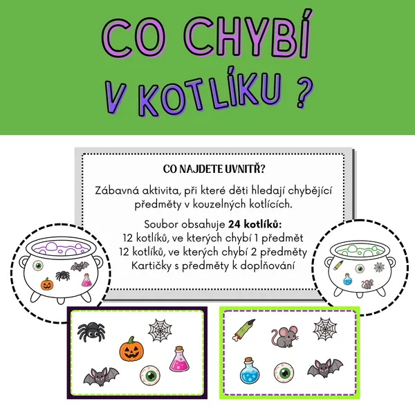 Co chybí v kotlíku?