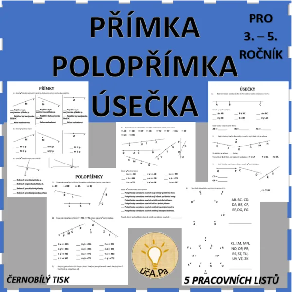 PŘÍMKA, POLOPŘÍMKA, ÚSEČKA