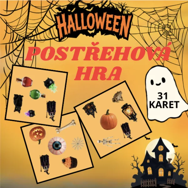Halloween - postřehová hra