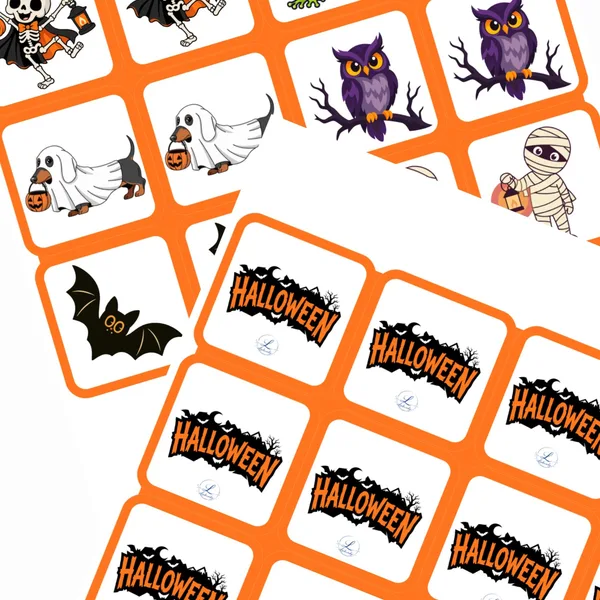 Halloweenské pexeso
