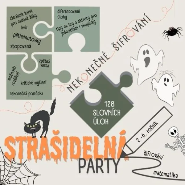 Strašidelná party - slovní úlohy