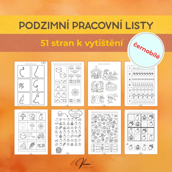 Podzimní pracovní listy