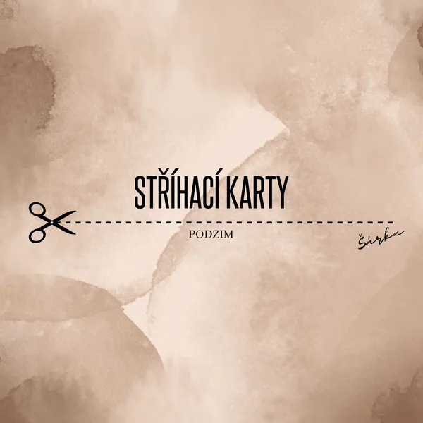 Stříhací karty - PODZIM