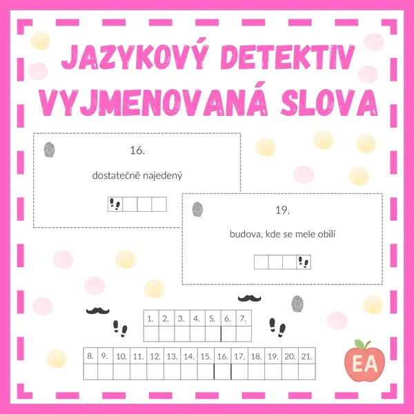 Jazykový detektiv - vyjmenovaná slova
