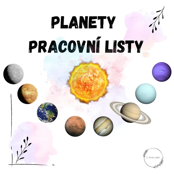 Planety - pracovní listy
