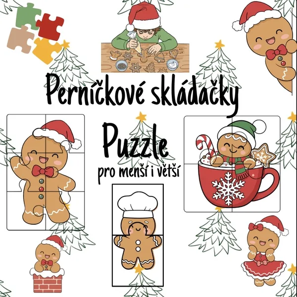 Perníček - puzzle 🎄
