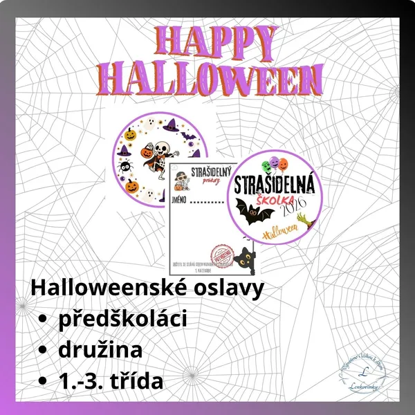 Halloweenské medaile a průkazy pro strašidla