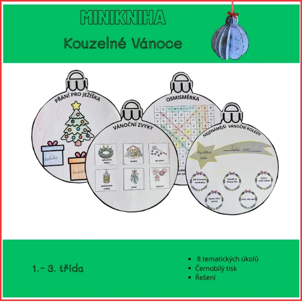 Minikniha - Kouzelné Vánoce