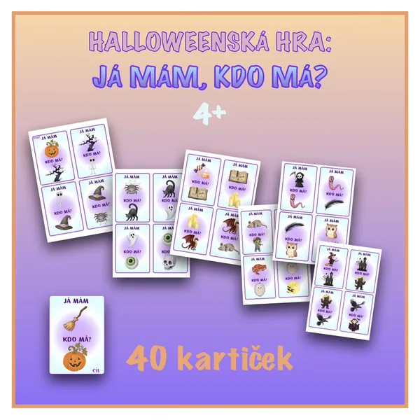 Halloweenské já mám, kdo má?