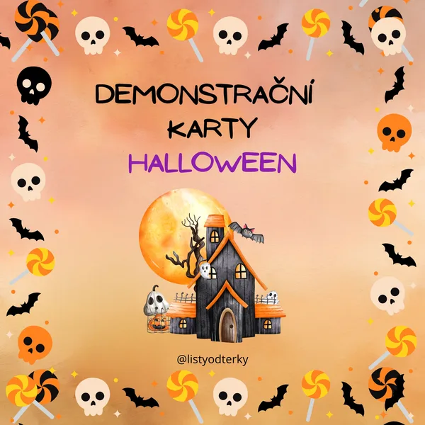 Demonstrační karty - Halloween