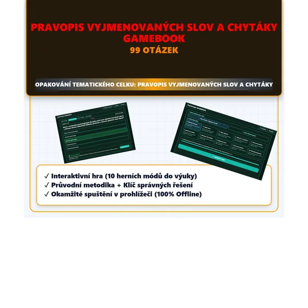 Vyjmenovaná slova GAMEBOOK