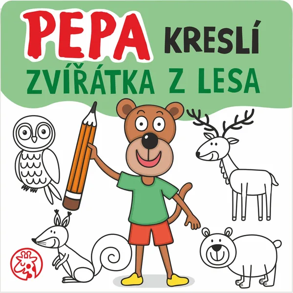 Pepa kreslí zvířátka z lesa