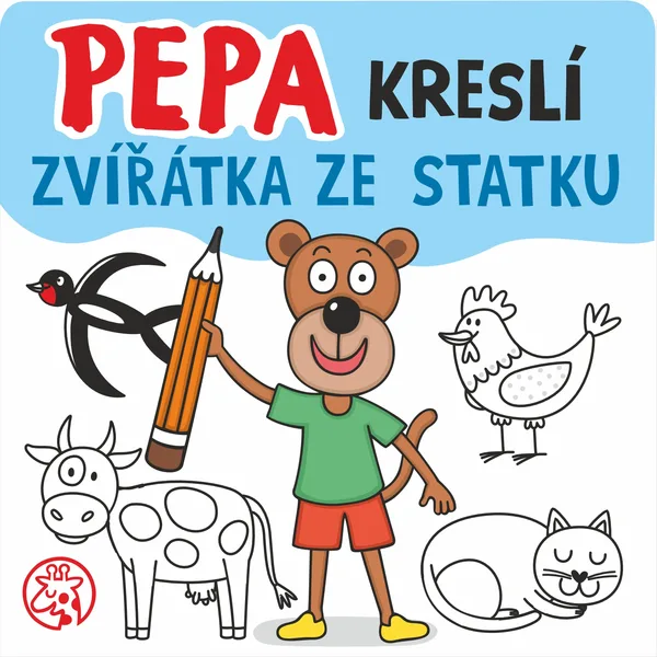 Pepa kreslí zvířátka ze statku