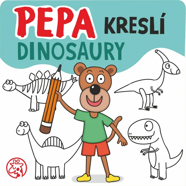 Pepa kreslí dinosaury