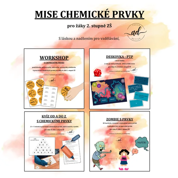 20% SLEVA - MISE umím CHEMICKÉ PRVKY