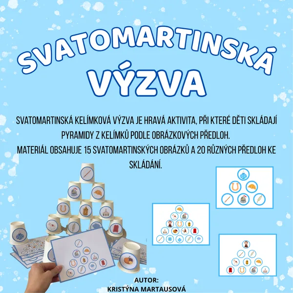 Svatomartinská kelímková výzva - Skládání podle předlohy 🐴 ❄️