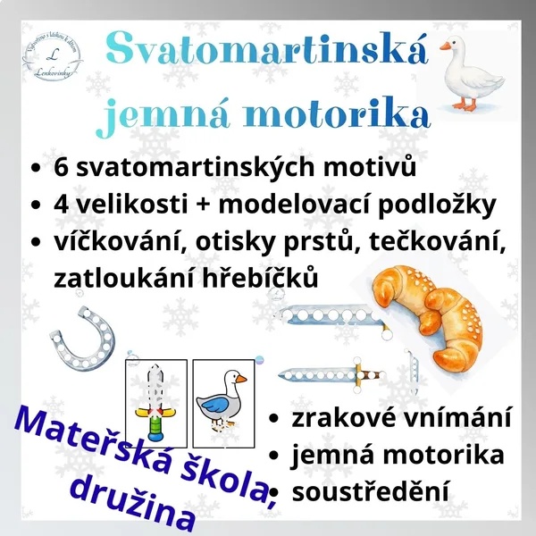 Svatomartinská jemná motorika